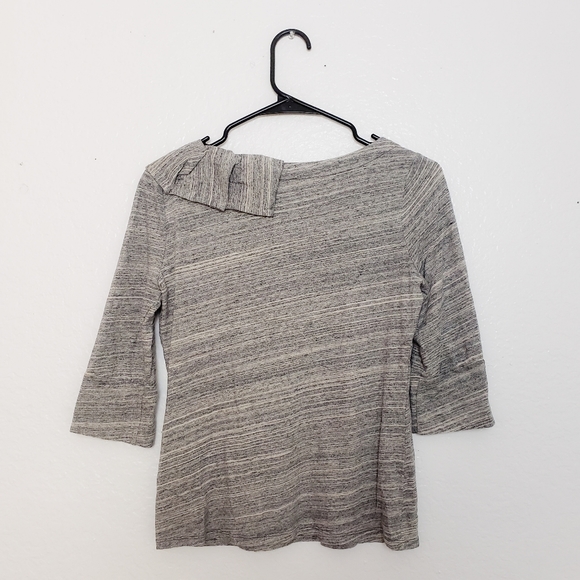Anthropologie Postmark gray shoulder detail top - Picture 6 of 8